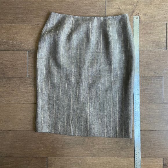 Simon Chang Pin Stripe Pencil Skirt Smart - Picture 10 of 11